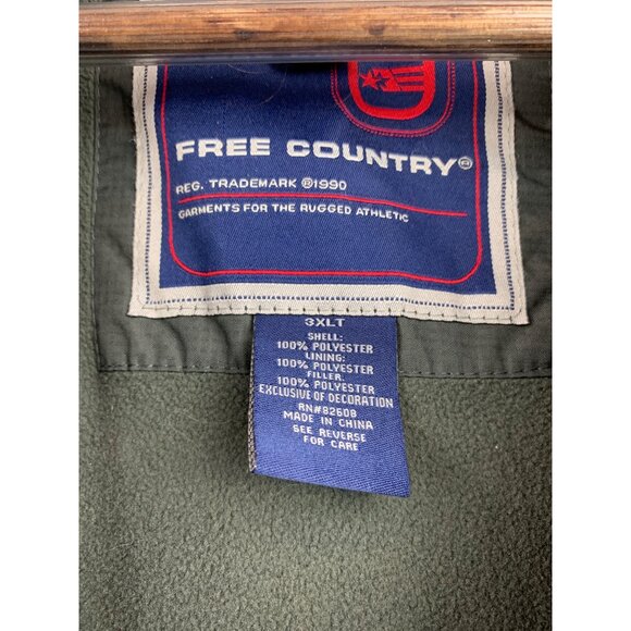 Men’s Free Country Gray Jacket Size 3XL(Tall) - Picture 4 of 6